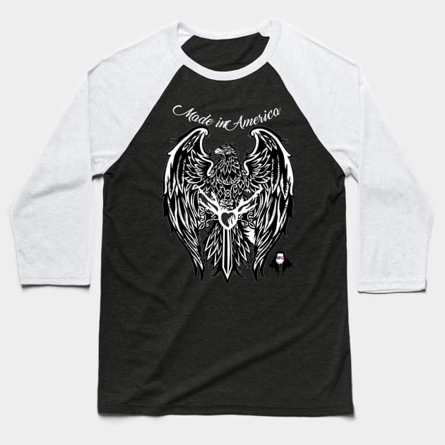 The Made In America! Eagle Baseball T-Shirt by ChazTaylor713